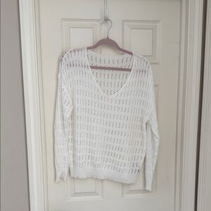 White Knit Women's Sweater